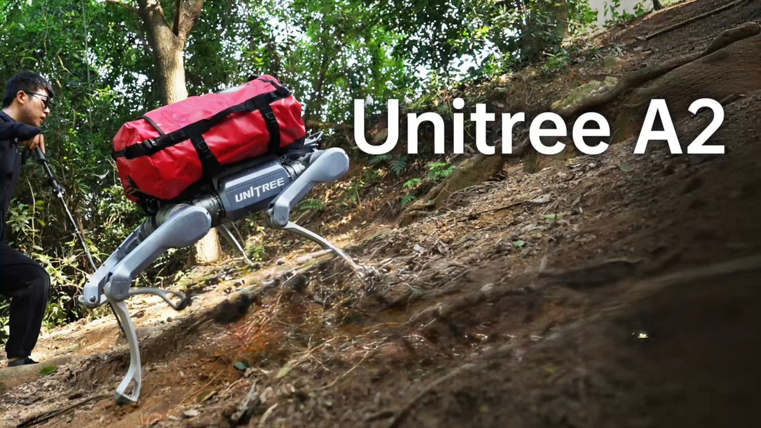 Bemutatkozik a Unitree A2 - 37 Kg súly - 100 kg teherbírás - 20 km hatótáv