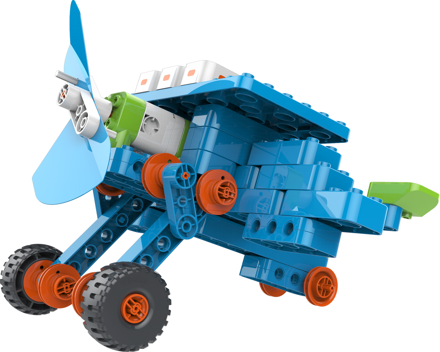 WhalesBot - U10 Pro - STEM fejlesztő játék - 3-6 éveseknek - 26 építhető játék
