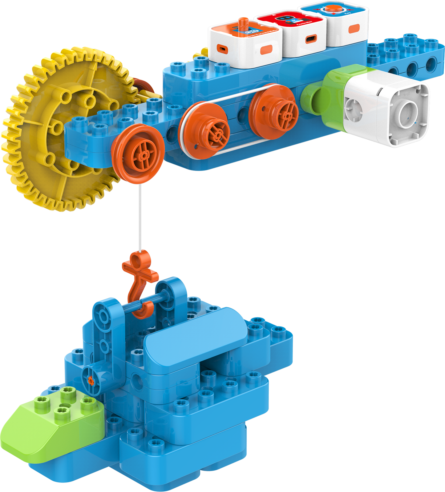 WhalesBot - U10 Pro - STEM fejlesztő játék - 3-6 éveseknek - 26 építhető játék