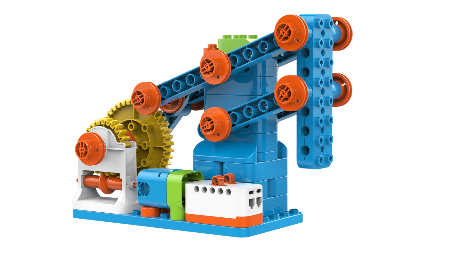 WhalesBot - U20 Pro - STEM fejlesztő játék - 4-7 éveseknek - 48 építhető játék