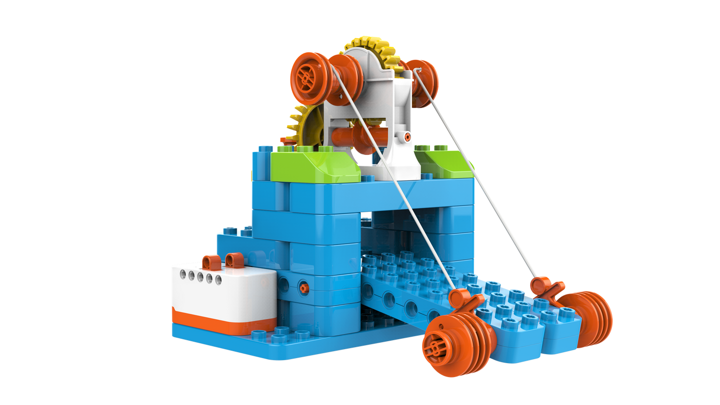 WhalesBot - U20 Pro - STEM fejlesztő játék - 4-7 éveseknek - 48 építhető játék