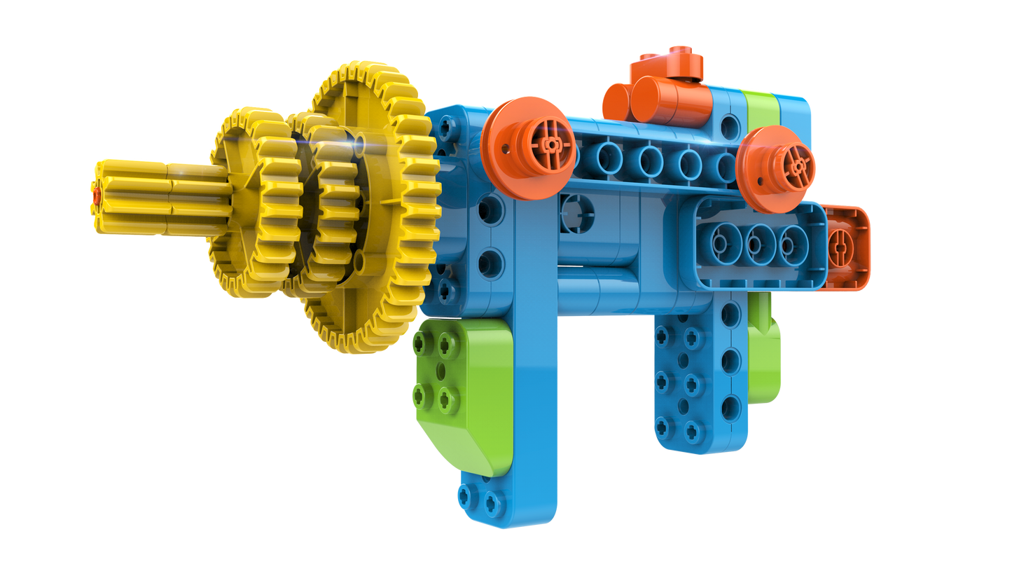 WhalesBot - U20 Pro - STEM fejlesztő játék - 4-7 éveseknek - 48 építhető játék