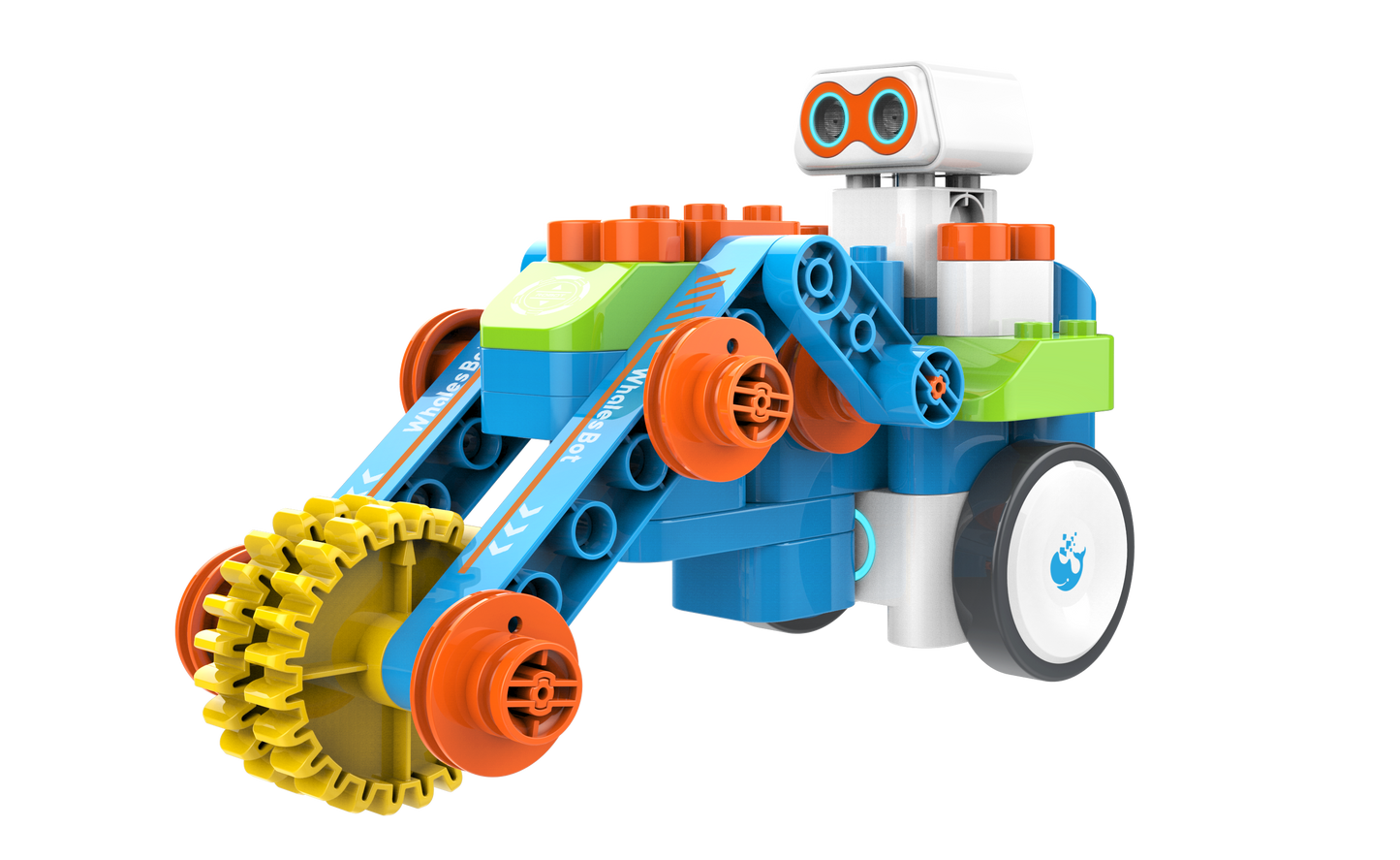 WhalesBot - U20 Pro - STEM fejlesztő játék - 4-7 éveseknek - 48 építhető játék