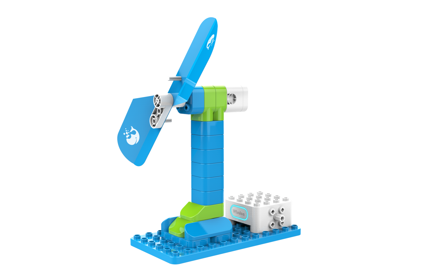 WhalesBot - U20 Pro - STEM fejlesztő játék - 4-7 éveseknek - 48 építhető játék