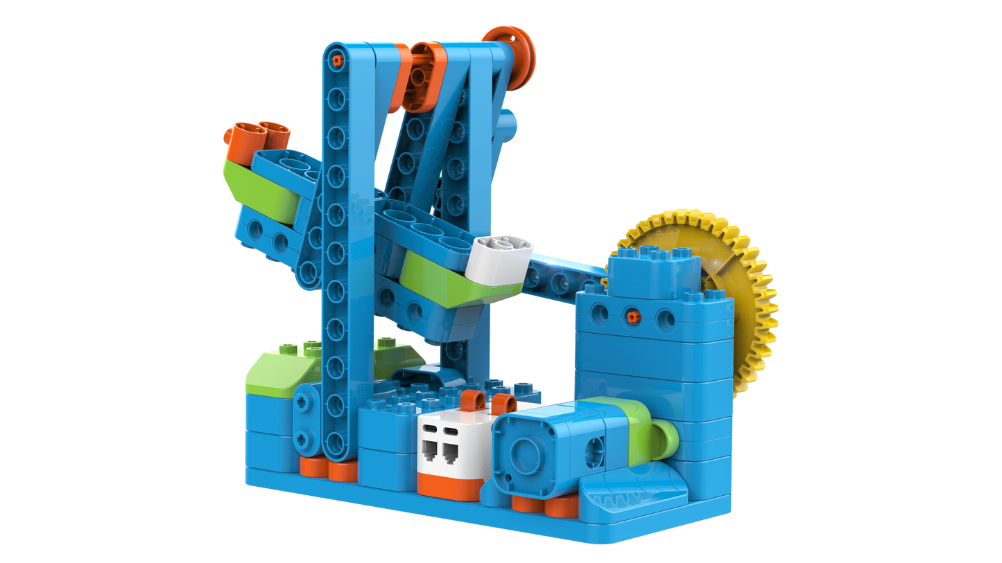 WhalesBot - U20 Pro - STEM fejlesztő játék - 4-7 éveseknek - 48 építhető játék