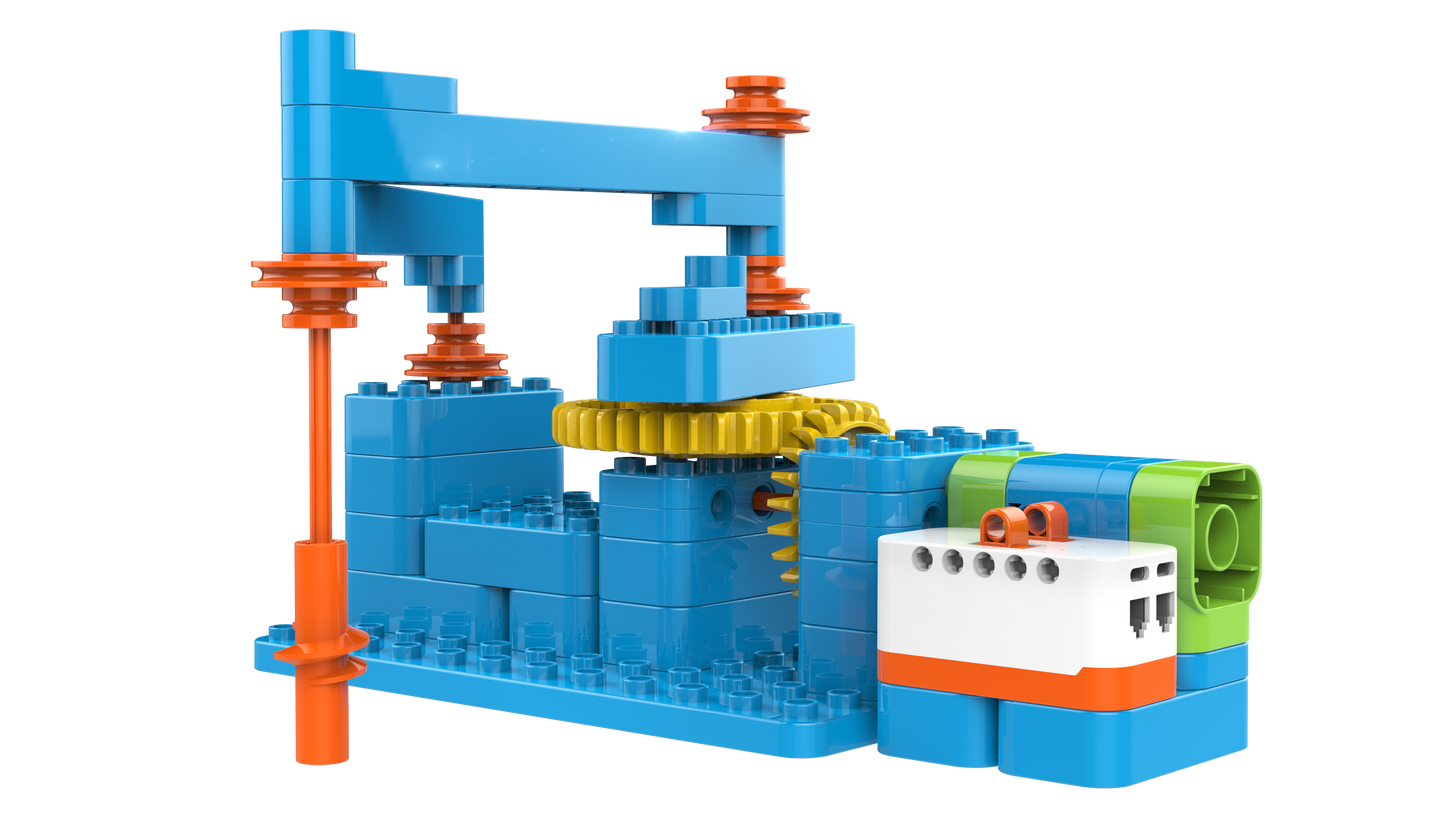 WhalesBot - U20 Pro - STEM fejlesztő játék - 4-7 éveseknek - 48 építhető játék