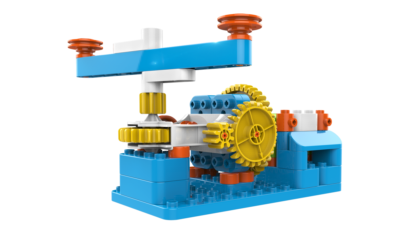WhalesBot - U20 Pro - STEM fejlesztő játék - 4-7 éveseknek - 48 építhető játék