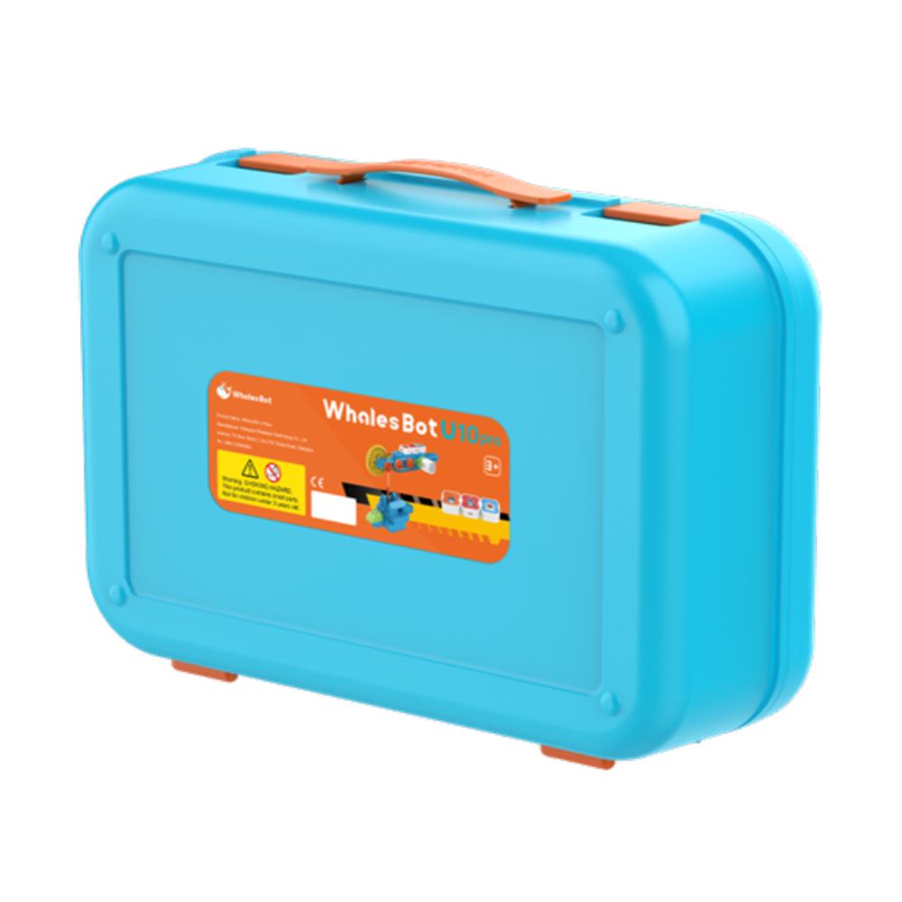 WhalesBot - U10 Pro - STEM fejlesztő játék - 3-6 éveseknek - 26 építhető játék