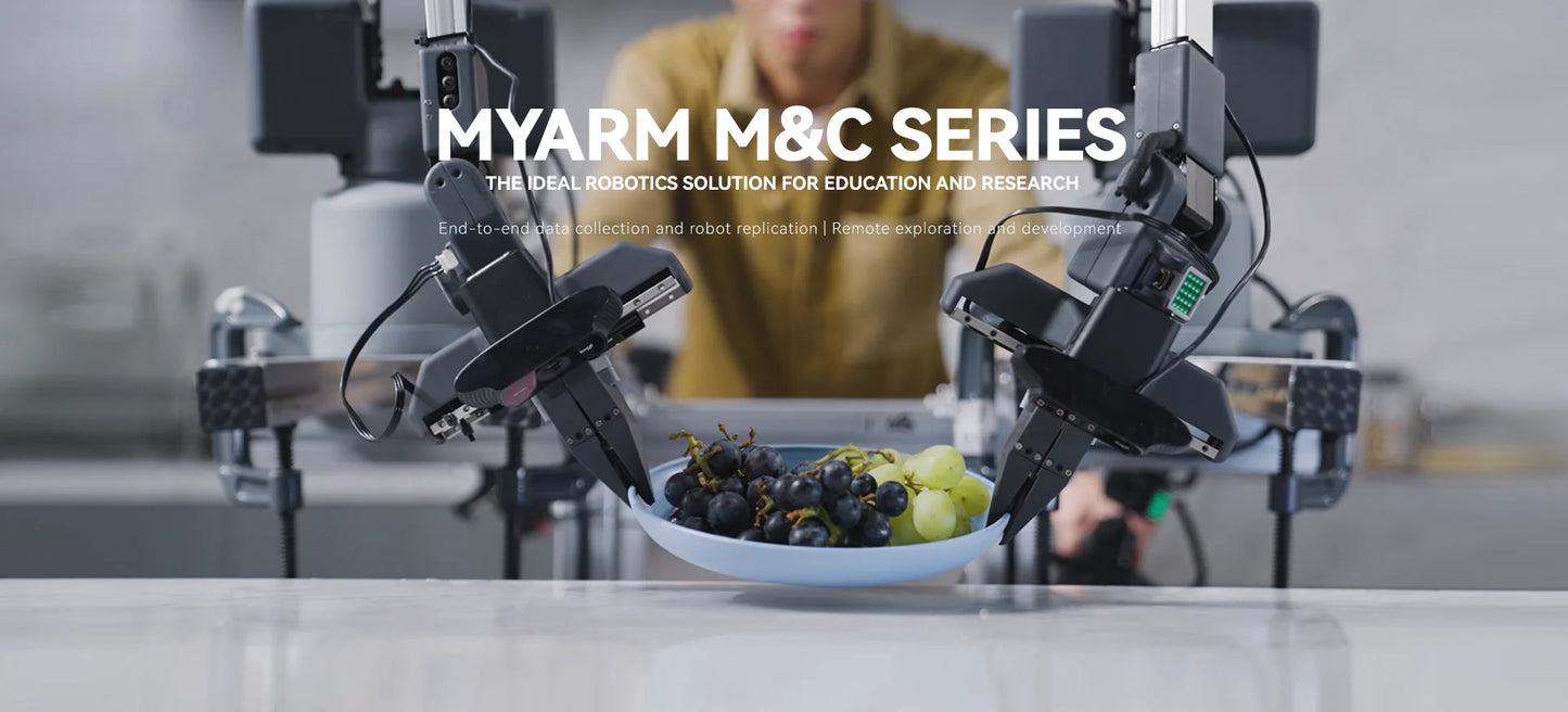 Elephant Robotics myArm C650 robotkar és 6-tengelyes adatgyűjtő eszköz