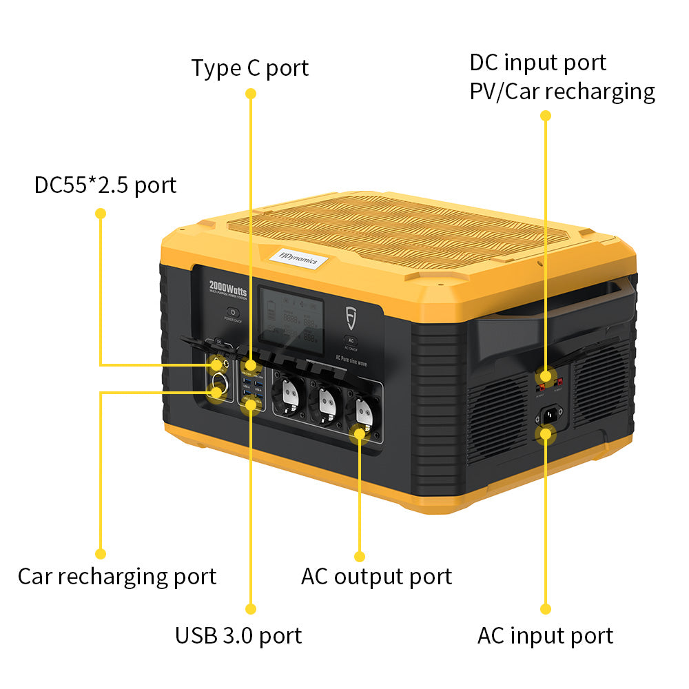 FJD POWERSEC MP2000 - Portable power plant - 2000 W