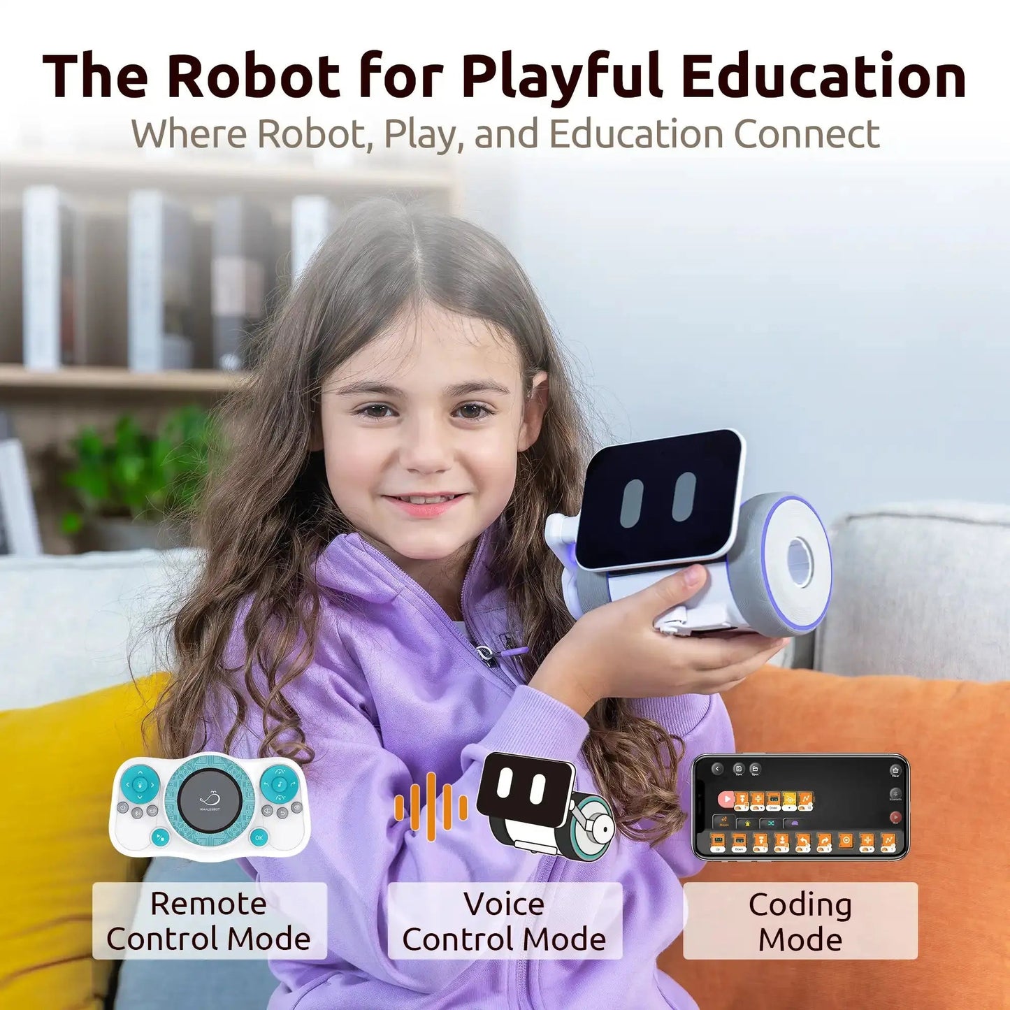 Pubbo Air - Játékos STEM oktató robot gyerekeknek (6 éves kortól)