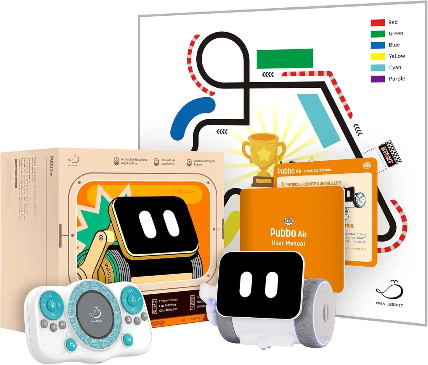 Pubbo Air - Játékos STEM oktató robot gyerekeknek (6 éves kortól)